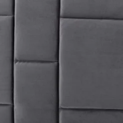 Tête De Lit HERMINE - 160 Cm - Velours - Gris Foncé -Sominova Soldes Boutique accessoire de spa 424699