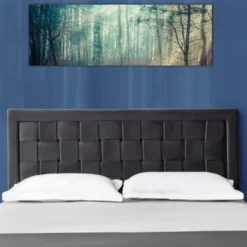 Tête De Lit JENNA - 160 Cm - Velours - Gris Foncé 11 Tête De Lit JENNA - 160 Cm - Velours - Gris Foncé -Sominova Soldes Boutique accessoire de spa 424743