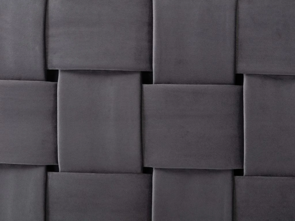 Tête De Lit JENNA - 160 Cm - Velours - Gris Foncé 10 Tête De Lit JENNA - 160 Cm - Velours - Gris Foncé – Image 8