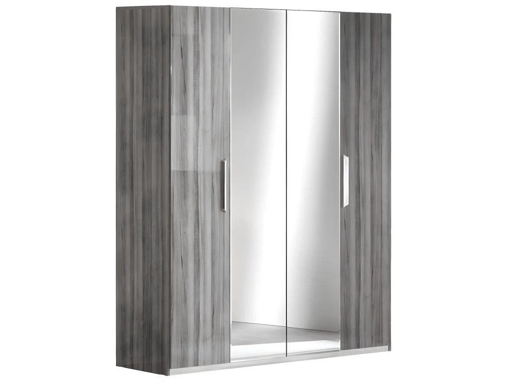 BETTY - Armoire 4 Portes Avec Miroir Central 3 BETTY - Armoire 4 Portes Avec Miroir Central