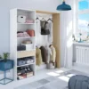 Armoire Dressing Avec étagère De 60 Cm Et 2 Penderies - DRESIO 2 Armoire Dressing Avec étagère De 60 Cm Et 2 Penderies - DRESIO -Sominova Soldes Boutique armoire et dressing 10058519