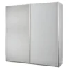 IZIA BLANCHE - Armoire 2 Portes Coulissantes Avec Miroir -Sominova Soldes Boutique armoire et dressing 10058871