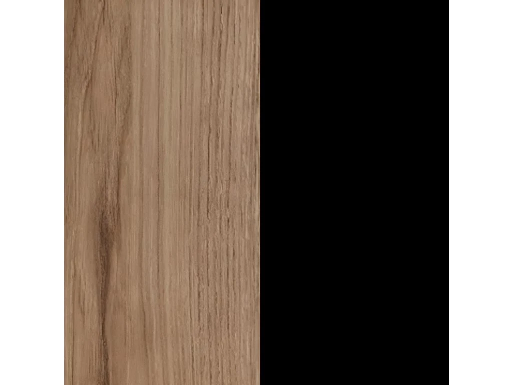 Armoire Portes Coulissantes Et Battantes Noir Et Chêne - KAMILA 6 Armoire Portes Coulissantes Et Battantes Noir Et Chêne - KAMILA – Image 4