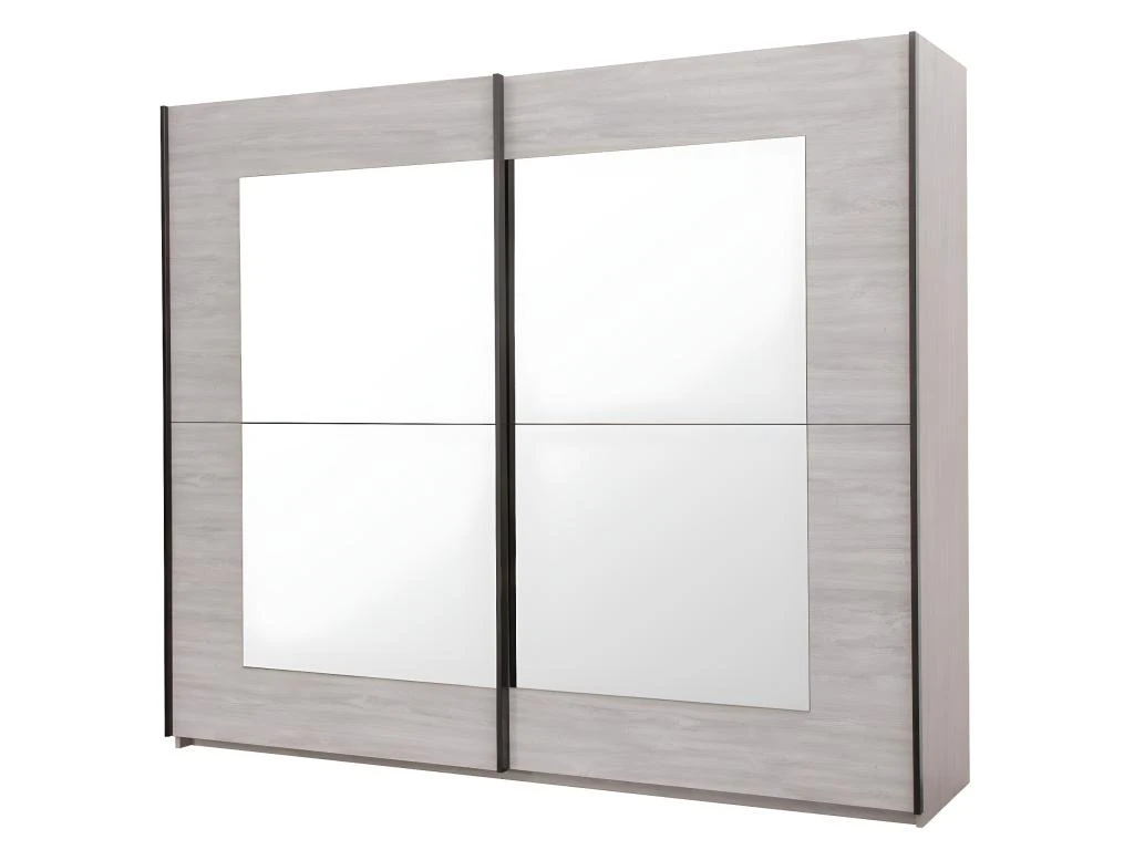MARJORIE - Armoire 2 Portes Coulissantes 200cm 3 MARJORIE - Armoire 2 Portes Coulissantes 200cm