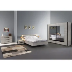 MARJORIE - Armoire 2 Portes Coulissantes 200cm 8 MARJORIE - Armoire 2 Portes Coulissantes 200cm -Sominova Soldes Boutique armoire et dressing 10060713