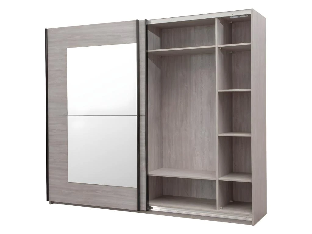 MARJORIE - Armoire 2 Portes Coulissantes 200cm 5 MARJORIE - Armoire 2 Portes Coulissantes 200cm – Image 3