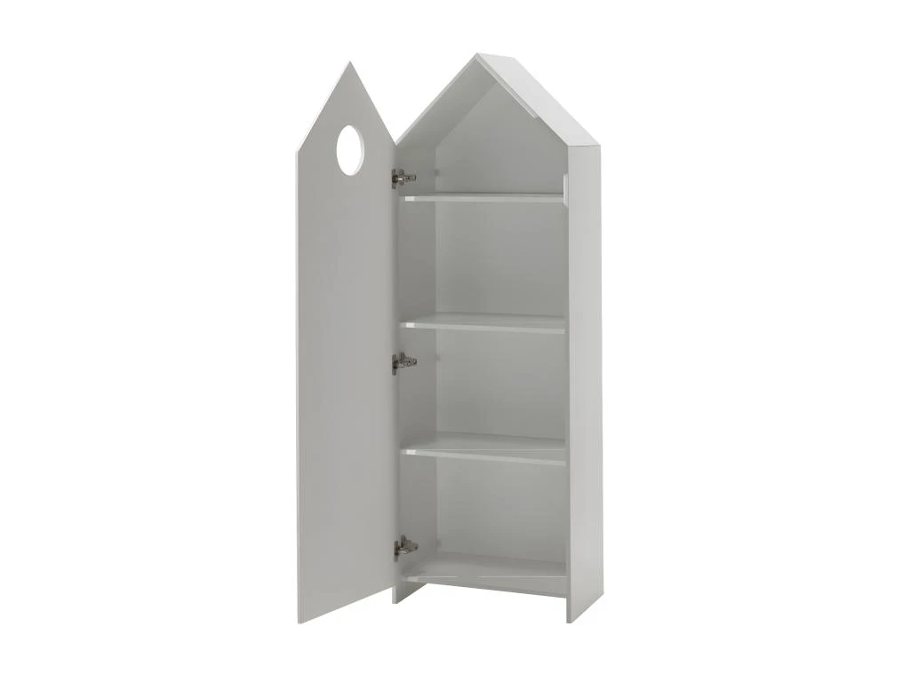 HAVRE - Armoire Cabane De Plage Grise 1 Porte 5 HAVRE - Armoire Cabane De Plage Grise 1 Porte – Image 3