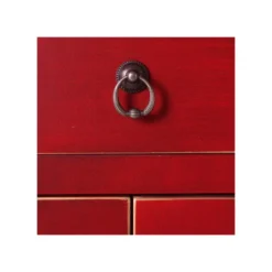 Armoire 4 Portes, 3 Tiroirs Rouge Meuble Chinois - PEKIN 8 Armoire 4 Portes, 3 Tiroirs Rouge Meuble Chinois - PEKIN -Sominova Soldes Boutique armoire et dressing 11144081