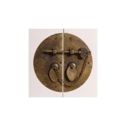 Armoire 4 Portes, 3 Tiroirs Blanc Meuble Chinois - PEKIN 9 Armoire 4 Portes, 3 Tiroirs Blanc Meuble Chinois - PEKIN -Sominova Soldes Boutique armoire et dressing 11144373