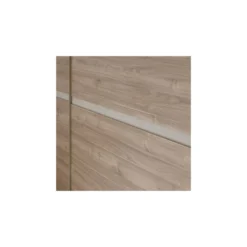 Armoire 2 Portes Coulissantes Noyer Clair/Argile - ANIECE 10 Armoire 2 Portes Coulissantes Noyer Clair/Argile - ANIECE -Sominova Soldes Boutique armoire et dressing 11144779