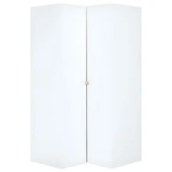 Armoire D'Angle Blanche 2 Portes - Stige