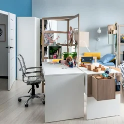 Armoire D'Angle Blanche 2 Portes - Stige 9 Armoire D'Angle Blanche 2 Portes - Stige -Sominova Soldes Boutique armoire et dressing 11449053