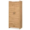 MINEA | Armoire ELISA L. 84 Cm Imitation Chêne | 2 Portes + 1 Tiroir 1 MINEA | Armoire ELISA L. 84 Cm Imitation Chêne | 2 Portes + 1 Tiroir -Sominova Soldes Boutique armoire et dressing 12990071