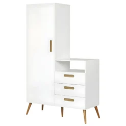 Armoire à Langer Zahia Blanc -Sominova Soldes Boutique armoire et dressing 13076483