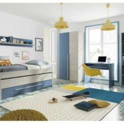 Armoire Penderie Enfant 2 Portes L90 X H200 Cm -Sominova Soldes Boutique armoire et dressing 14661235