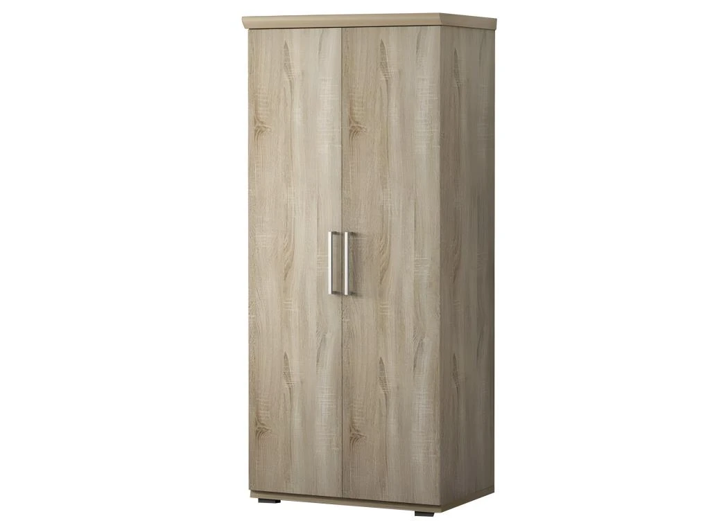 Armoire, Garde-robe, Collection TOM, 2 Portes 80 Cm, Penderie Intégrée Chêne Sonoma 3 Armoire, Garde-robe, Collection TOM, 2 Portes 80 Cm, Penderie Intégrée Chêne Sonoma