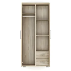 Armoire, Garde-robe, Collection TOM, 2 Portes 80 Cm, Penderie Intégrée Chêne Sonoma 11 Armoire, Garde-robe, Collection TOM, 2 Portes 80 Cm, Penderie Intégrée Chêne Sonoma -Sominova Soldes Boutique armoire et dressing 15893137