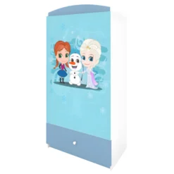 Armoire Enfant La Reine Des Neiges 2 Portes 1 Tiroir De Rangement - Bleu -Sominova Soldes Boutique armoire et dressing 17567089