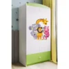 Armoire Enfant Zoo 2 Portes 1 Tiroir De Rangement - Vert 2 Armoire Enfant Zoo 2 Portes 1 Tiroir De Rangement - Vert -Sominova Soldes Boutique armoire et dressing 17567203