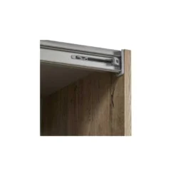 Armoire 2 Portes Coulissantes 245 Teinte Chêne Moyen - NIKITO -Sominova Soldes Boutique armoire et dressing 17632567