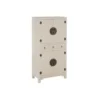 Armoire 4 Portes, 3 Tiroirs Blanc Cassé Meuble Chinois - PEKIN