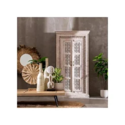 Armoire De Salon Bois Blanchi - JAMI 9 Armoire De Salon Bois Blanchi - JAMI -Sominova Soldes Boutique armoire et dressing 17632609