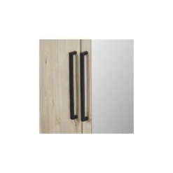 Armoire 3 Portes Avec Miroir Chêne Délavé - YVI 10 Armoire 3 Portes Avec Miroir Chêne Délavé - YVI -Sominova Soldes Boutique armoire et dressing 17632771