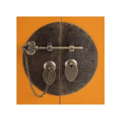 Armoire 4 Portes, 3 Tiroirs Orange Meuble Chinois - PEKIN -Sominova Soldes Boutique armoire et dressing 17632811