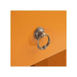 Armoire 4 Portes, 3 Tiroirs Orange Meuble Chinois - PEKIN -Sominova Soldes Boutique armoire et dressing 17632813