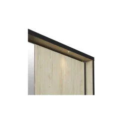 Armoire 2 Portes Coulissantes 245 Cm Chêne + LEDs - LOPEL -Sominova Soldes Boutique armoire et dressing 17632837