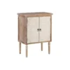 Petite Armoire Bois Blanchi 2 Portes - ROSANA -Sominova Soldes Boutique armoire et dressing 17637049