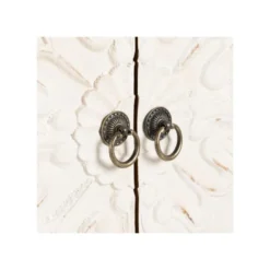 Petite Armoire Bois Blanchi 2 Portes - ROSANA 13 Petite Armoire Bois Blanchi 2 Portes - ROSANA -Sominova Soldes Boutique armoire et dressing 17637059