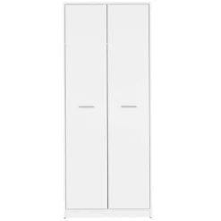 Armoire 2 Portes 80x54 Cm Blanc