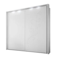 Armoire 2 Portes 243 Cm à LEDs - LADY - L 265 X L 57 X H 230 Cm -Sominova Soldes Boutique armoire et dressing 19721447