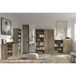 Armoire, Collection TOLLY, 2 Portes, 75x195 Cm, Coloris Chêne Sonoma -Sominova Soldes Boutique armoire et dressing 19890433