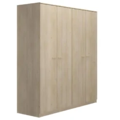 Armoire 4 Portes Chêne Blond - MAILLE 7 Armoire 4 Portes Chêne Blond - MAILLE -Sominova Soldes Boutique armoire et dressing 21026683