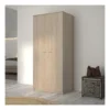 Armoire 2 Portes Chêne Blond - MAILLE 2 Armoire 2 Portes Chêne Blond - MAILLE -Sominova Soldes Boutique armoire et dressing 21026965