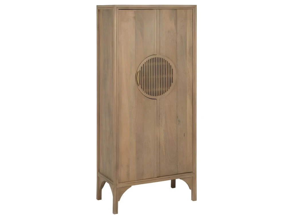 Armoire 2 Portes 2 Tiroirs Bois De Manguier - GOBE 6 Armoire 2 Portes 2 Tiroirs Bois De Manguier - GOBE – Image 4