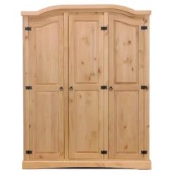 New Mexico Armoire 3 Pièces, Largeur 152 Cm, Hauteur 193 Cm, Délavé/ciré.