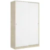 Armoire Denali, Portemanteau Pour Chambre, Armoire Avec 2 Portes Coulissantes, 120x50h204 Cm, Blanc Et Chêne -Sominova Soldes Boutique armoire et dressing 22793727