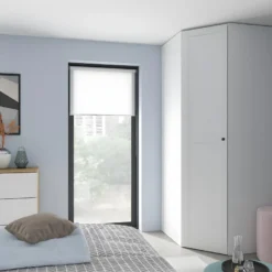 Armoire D'angle 1 Porte L103-103 X H240 Cm Flex Blanc -Sominova Soldes Boutique armoire et dressing 22999113