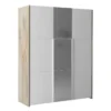 NINO LIGHT - Armoire 3 Portes Effet Bois Clair Avec Miroir -Sominova Soldes Boutique armoire et dressing 8979351