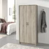 Garde Robe REY, Armoire 2 Portes Idéal Pour Votre Entrée Ou Votre Buanderie 1 Garde Robe REY, Armoire 2 Portes Idéal Pour Votre Entrée Ou Votre Buanderie -Sominova Soldes Boutique armoire et dressing 9191115