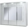 Armoire Trois Portes Coulissantes PANAREA. Miroirs Inclus. Eclairage LED Intégré. Finition Chrome. Mobilier Design 2 Armoire Trois Portes Coulissantes PANAREA. Miroirs Inclus. Eclairage LED Intégré. Finition Chrome. Mobilier Design -Sominova Soldes Boutique armoire et dressing 9576793