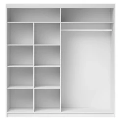 Armoire 200cm Avec Miroirs Et Portes Coulissantes. Collection ROMEO. Coloris Blanc 9 Armoire 200cm Avec Miroirs Et Portes Coulissantes. Collection ROMEO. Coloris Blanc -Sominova Soldes Boutique armoire et dressing 9577559