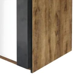 CANDAS - Armoire 2 Portes Coulissantes 245cm Effet Bois 11 CANDAS - Armoire 2 Portes Coulissantes 245cm Effet Bois -Sominova Soldes Boutique armoire et dressing 9578183