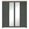 Armoire 200x220 Avec 4 Portes. Coloris Vert Kaki Et Chêne. Collection ASSIA 2 Armoire 200x220 Avec 4 Portes. Coloris Vert Kaki Et Chêne. Collection ASSIA -Sominova Soldes Boutique armoire et dressing 9578207