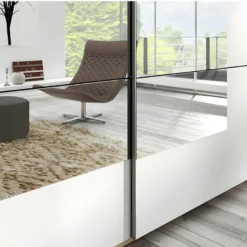 Armoire Design 2 Portes 220cm Couleur Chêne Clair Et Blanc. Collection EOS 8 Armoire Design 2 Portes 220cm Couleur Chêne Clair Et Blanc. Collection EOS -Sominova Soldes Boutique armoire et dressing 9578475