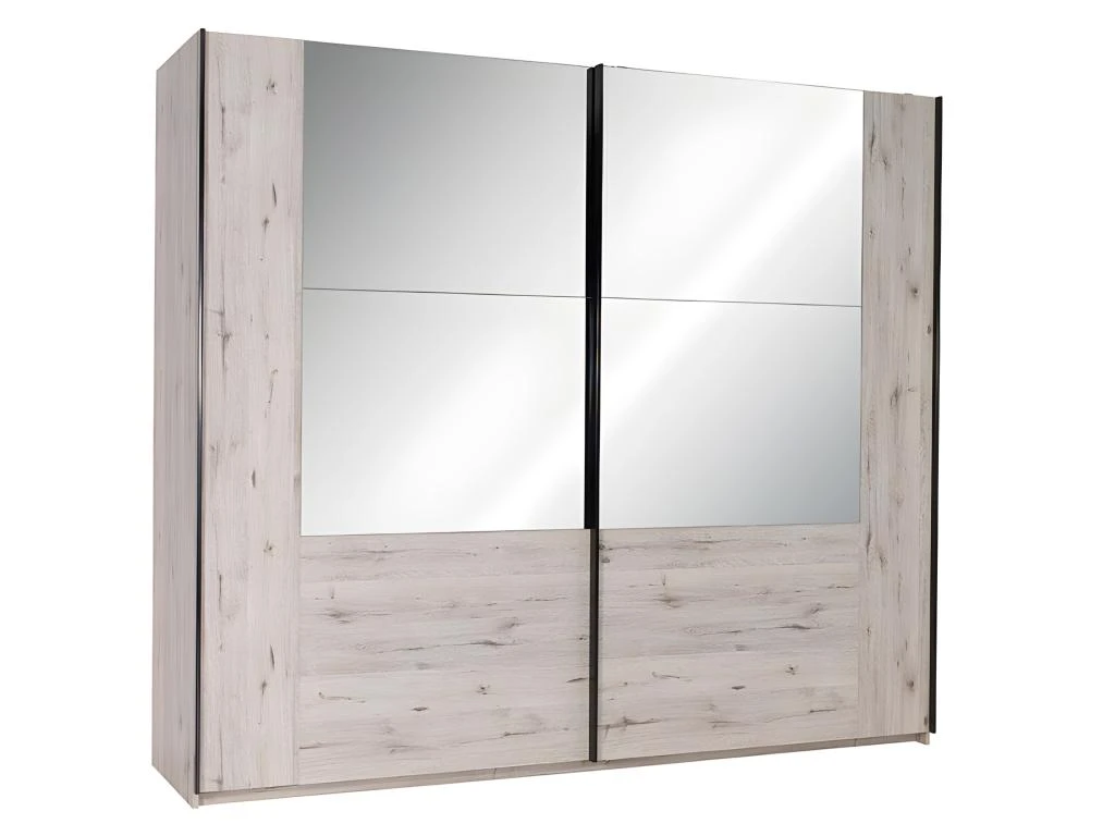 Armoire 2 Portes Coulissantes RICCARDO. Miroirs LED 3 Armoire 2 Portes Coulissantes RICCARDO. Miroirs LED