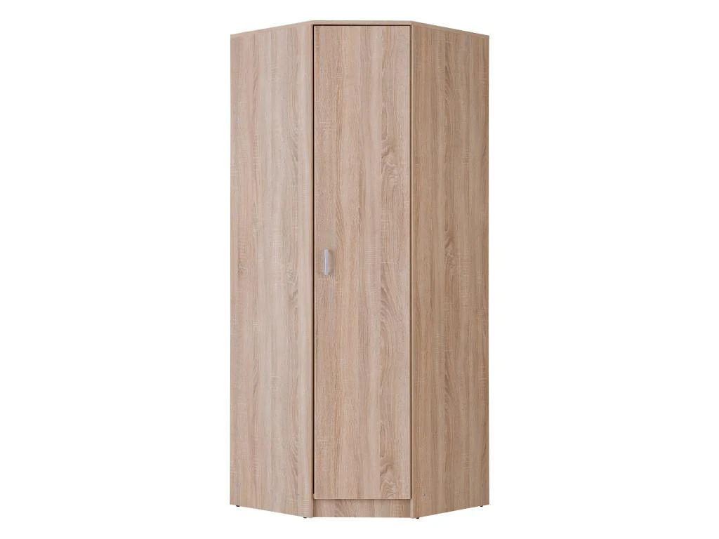 Armoire D'angle OLESSIA - 1 Porte - L.80 Cm - Chêne 3 Armoire D'angle OLESSIA - 1 Porte - L.80 Cm - Chêne